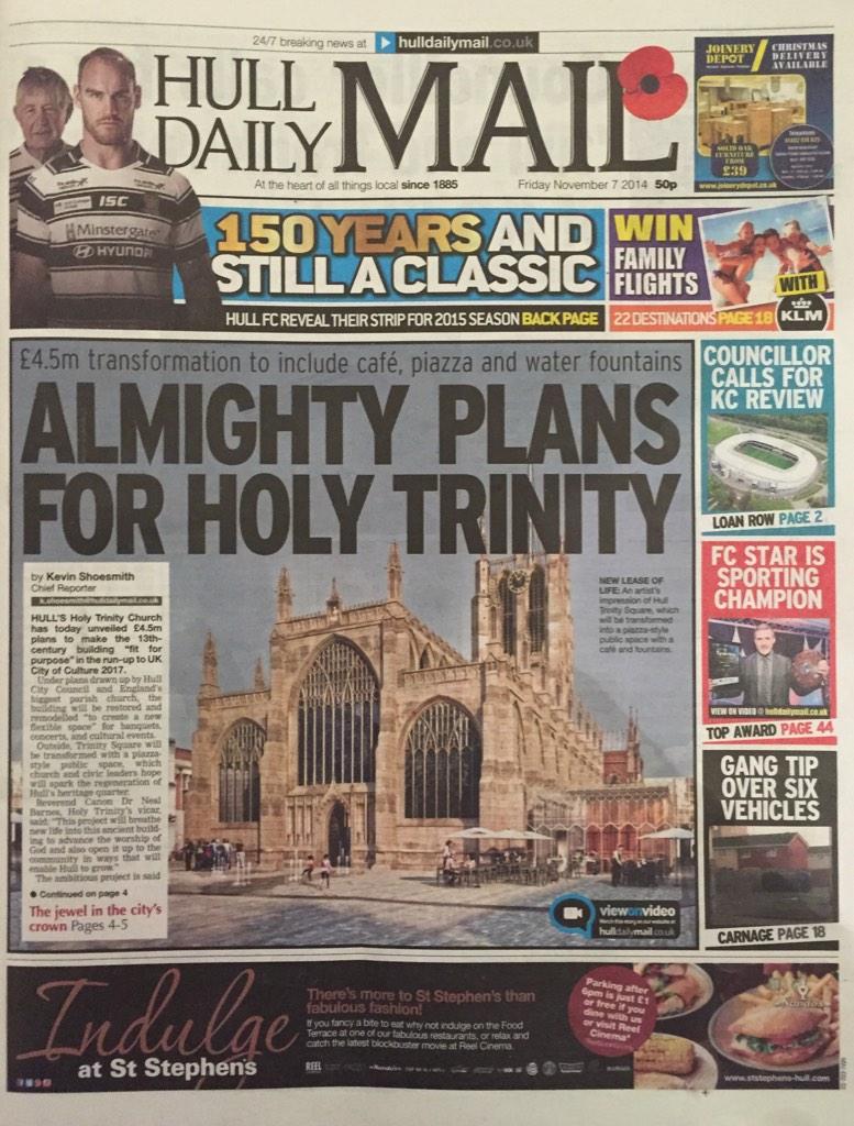 Hull Daily Mail Front Page
